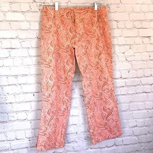 Vintage Wet Seal Paisley Capri Pants‎